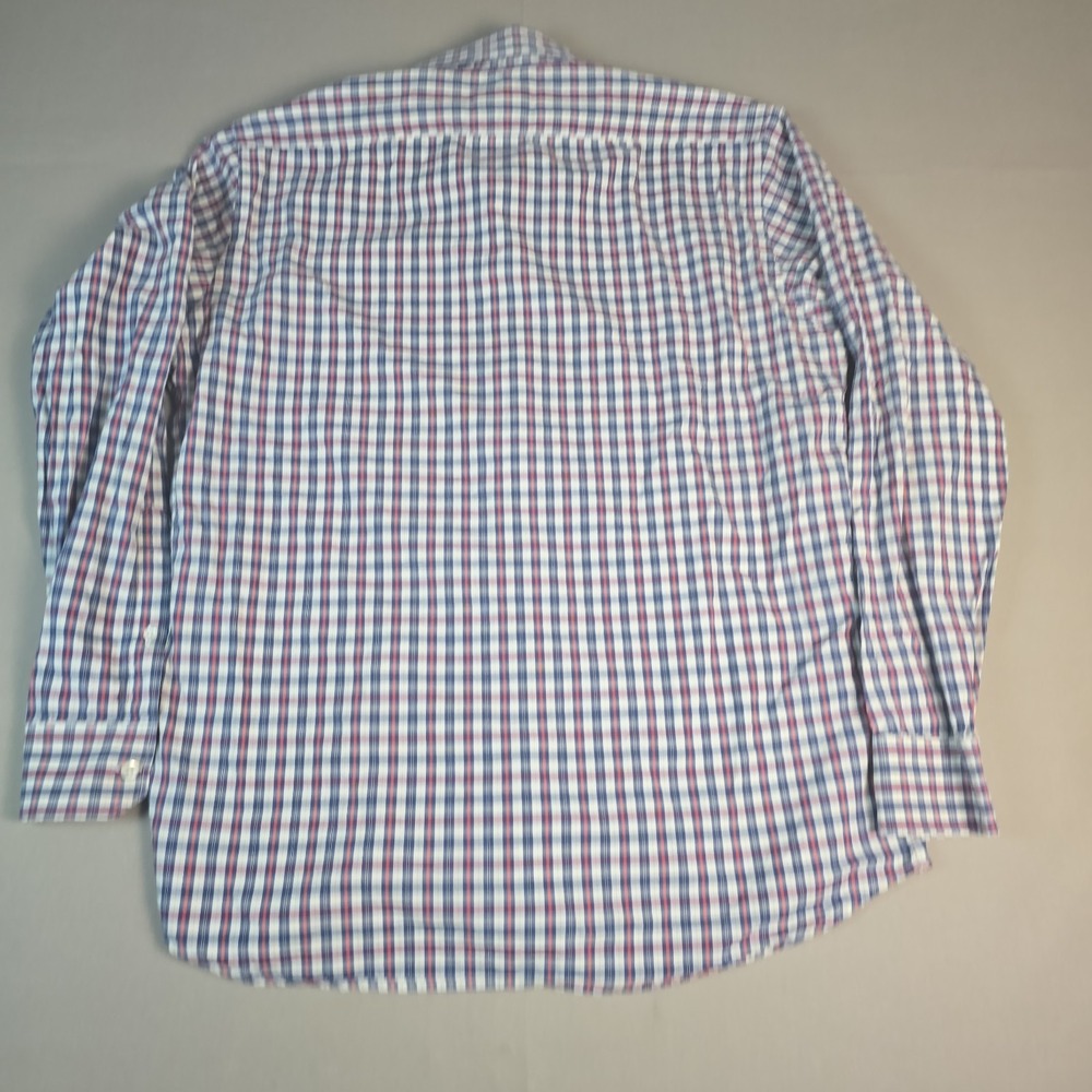 Taylor Stitch Plaid Button-Down Shirt in White, Blue, Pink - Picture 7 of 7